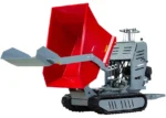 Hydrostatischer Raupen-Minidumper mit Bagger 80kg Kipper 500kg 9CH Torros – Image 3