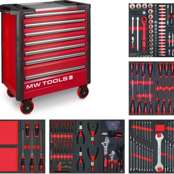 Robuster kompletter Werkstattbeauftragter STARTER 212 Werkzeuge MW Werkzeuge