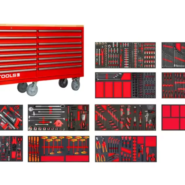 Extra breiter Werkstattbediensteter MEGA EV XXL 782 Werkzeuge MW Werkzeuge
