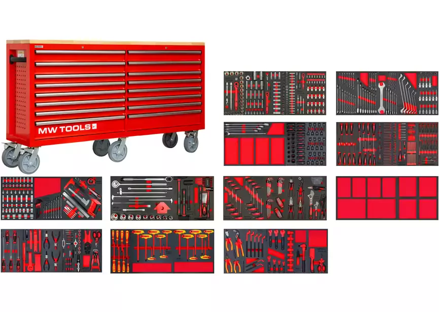 109824 Extra breiter Werkstattbediensteter MEGA EV XXL 782 Werkzeuge MW Werkzeuge - Image 1