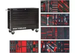 Breite komplette Werkstatt Diener, schwarz XL 514 Werkzeuge MW Werkzeuge