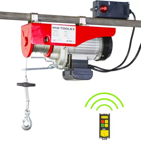 Kabel-Elektrohebezeug 300/600kg 18/9m 1,1 kW 230 V Fernbedienung Funk-MW Werkzeuge
