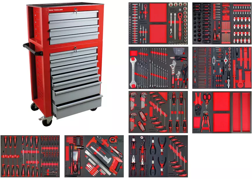 42 Kompletter Werkstattbediensteter mit XL 514 Werkzeugen MW Werkzeuge - Image 1
