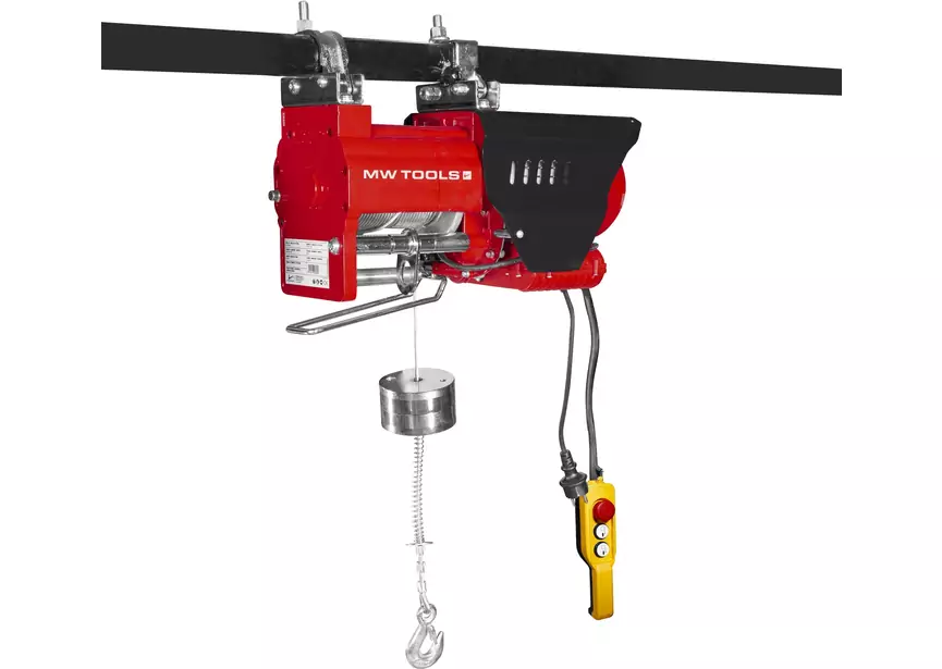 76440 Elektrisches Schnellkabel Hebezeug 300/600kg 35/17,5m 1,3 kW 230 V MW Werkzeuge - Image 1