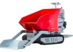 Hydrostatischer Raupen-Minidumper mit Bagger 80kg Kipper 500kg 9CH Torros