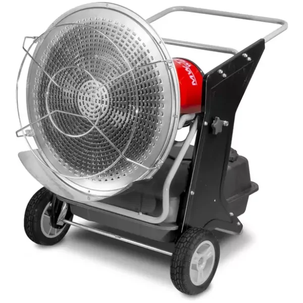 Canon mit Infrarot-Wärmeöl 40kW leise und mobile MW Tools