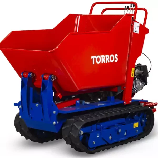 Honda hydrostatischer Fahrspur-Minidumper mit Müllcontainer 800 kg - 9 CH Torros Motor