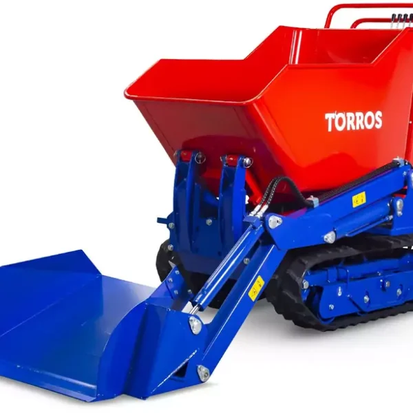 Honda hydrostatischer Pisten-Minidumper mit Kippbagger 80 kg und Kippdy 800 kg - 9 PS Motor Torros